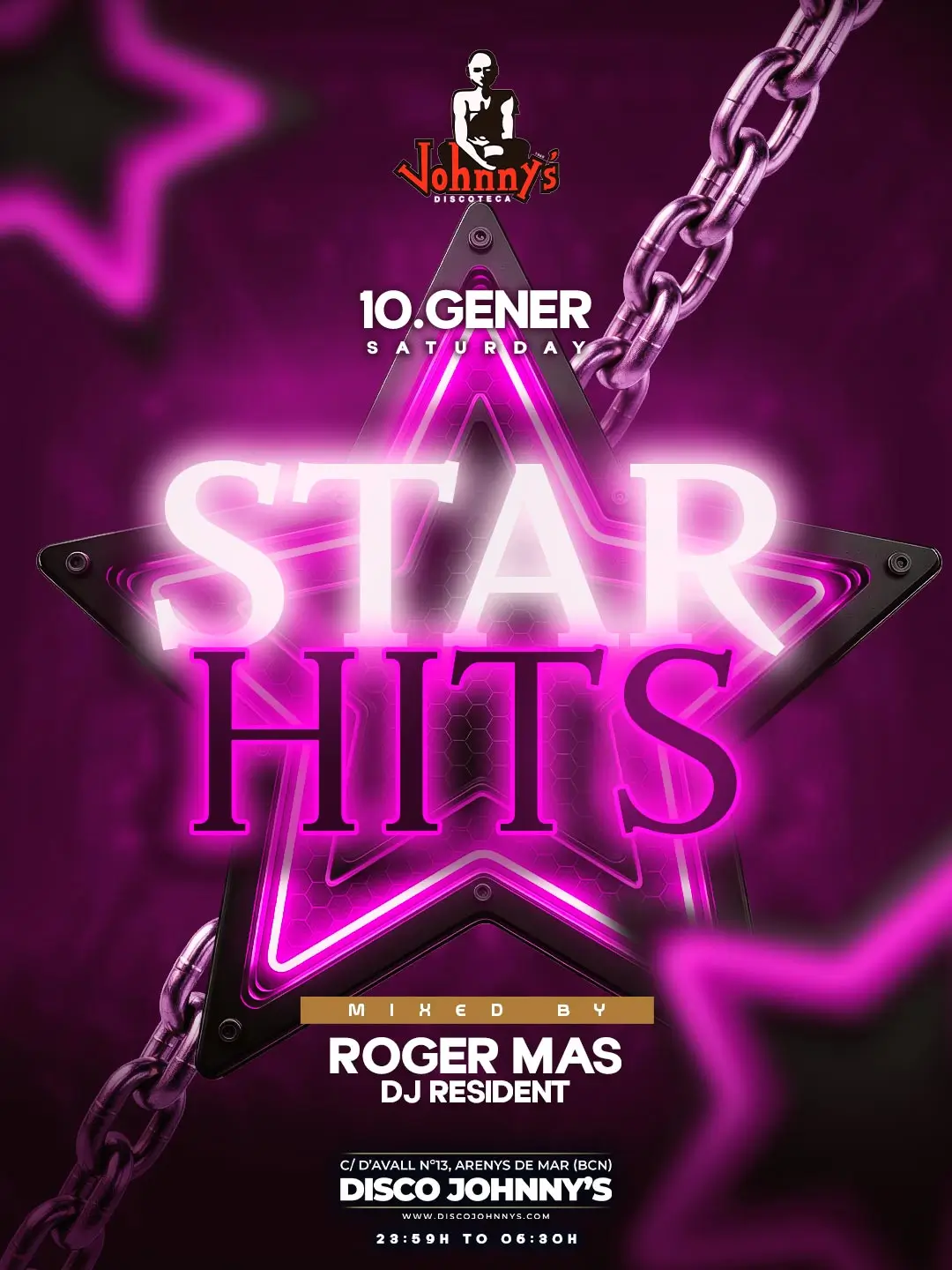 10-ENERO-POST-JOHNNYS-WEB DISCOTECA JOHNNYS SABADO NOCHE