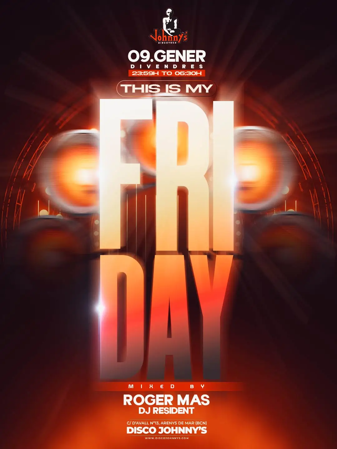 VIERNES-DIA-9-ENERO-JOHNNYS-POST-WEB DISCOTECA JOHNNYS SABADO NOCHE