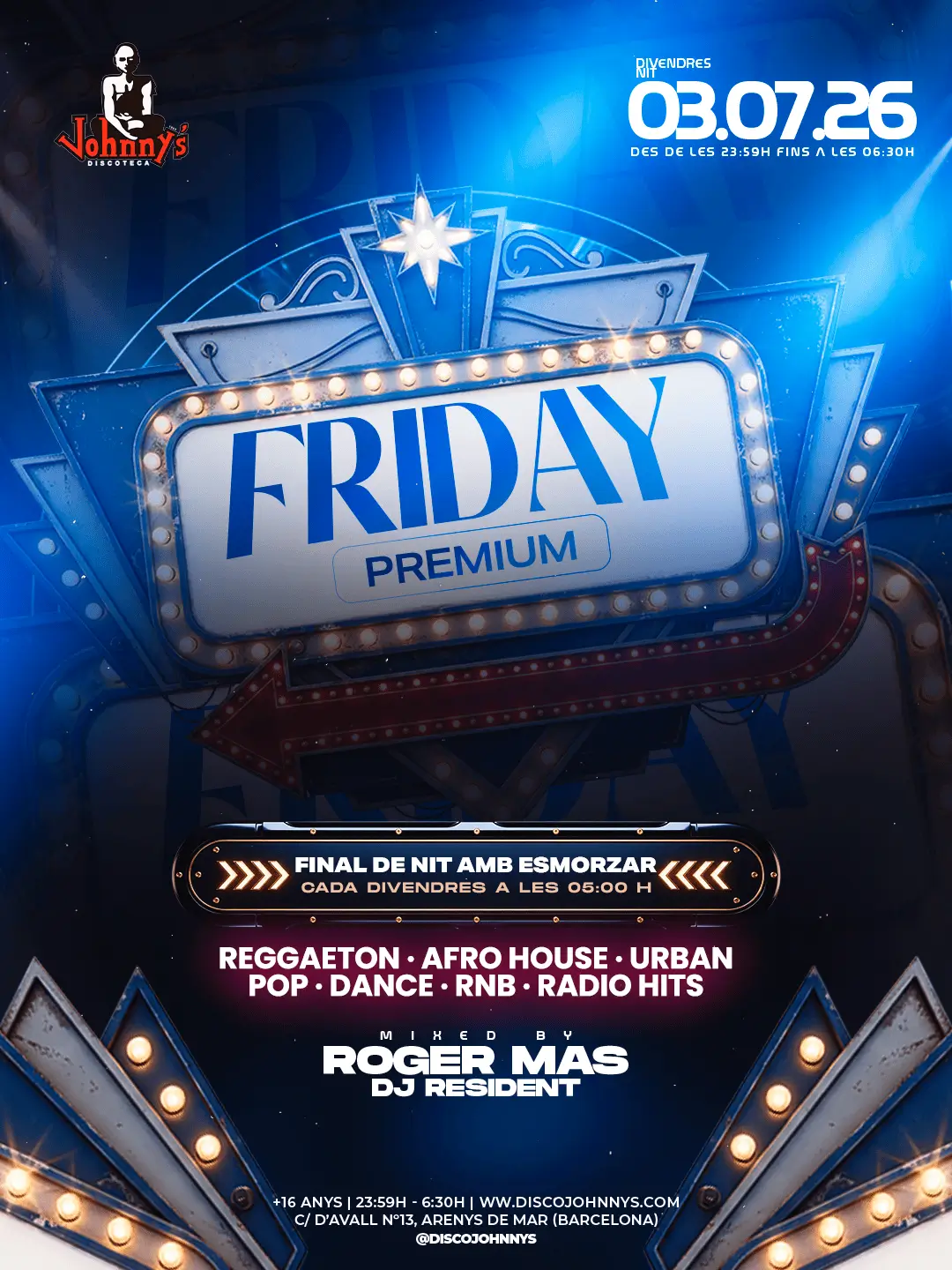 VIERNES-PREMIUM-JOHNNYS-POST (1) DISCOTECA JOHNNYS SABADO NOCHE